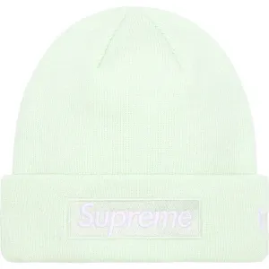 Supreme Box Logo Beanie (FW23) Light Green