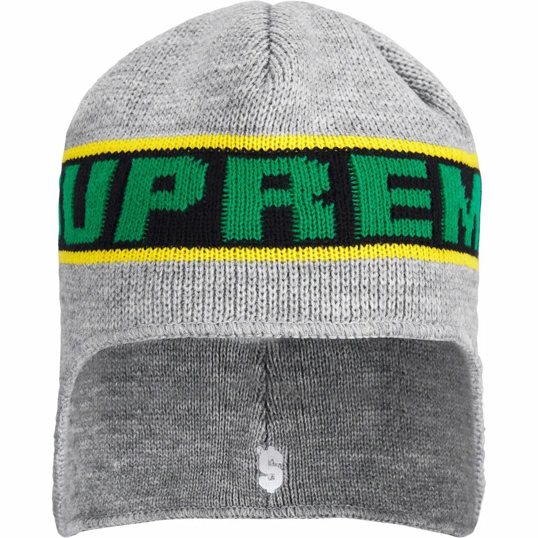 SUPREME EARFLAP BEANIE-GREY