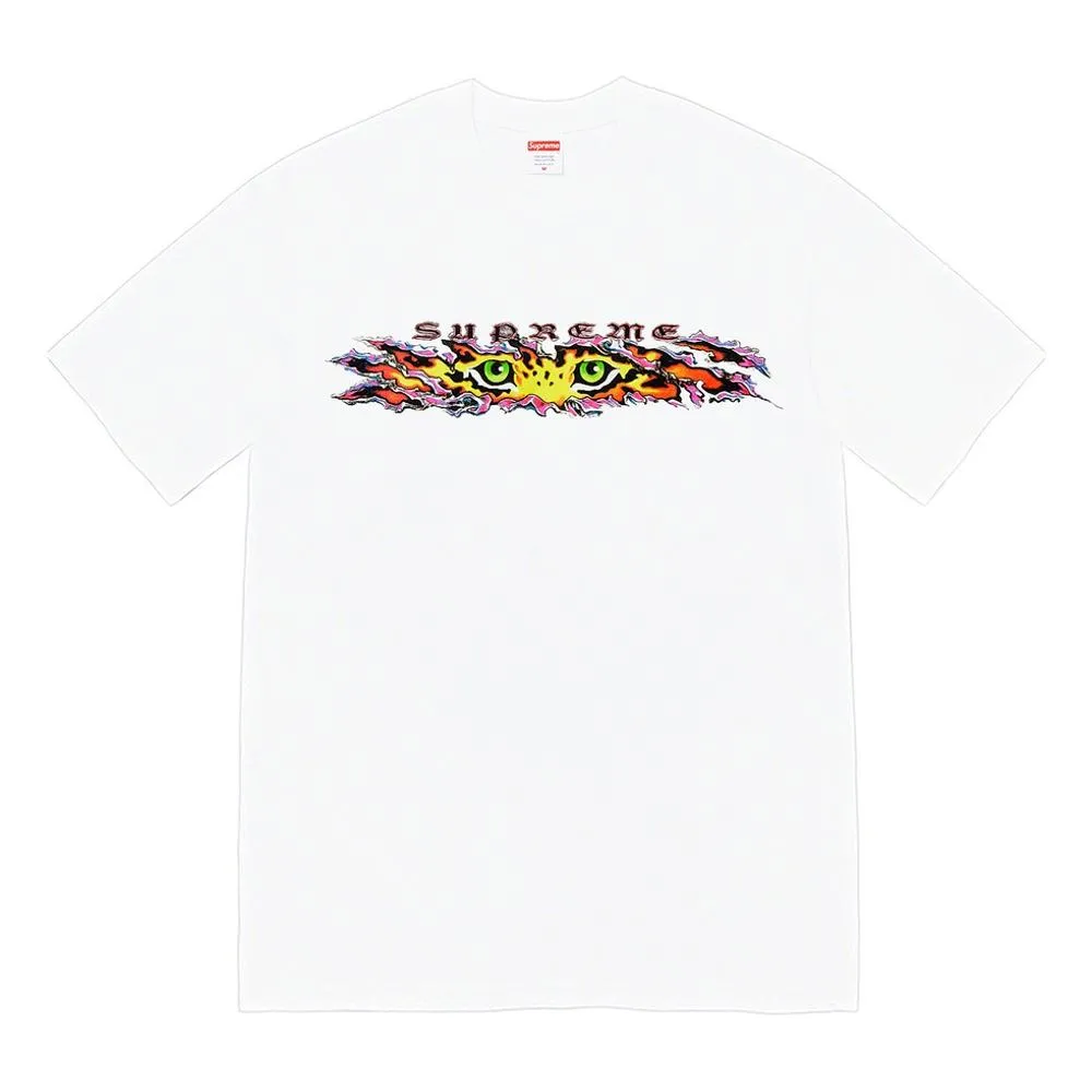 SUPREME EYES TEE-WHITE