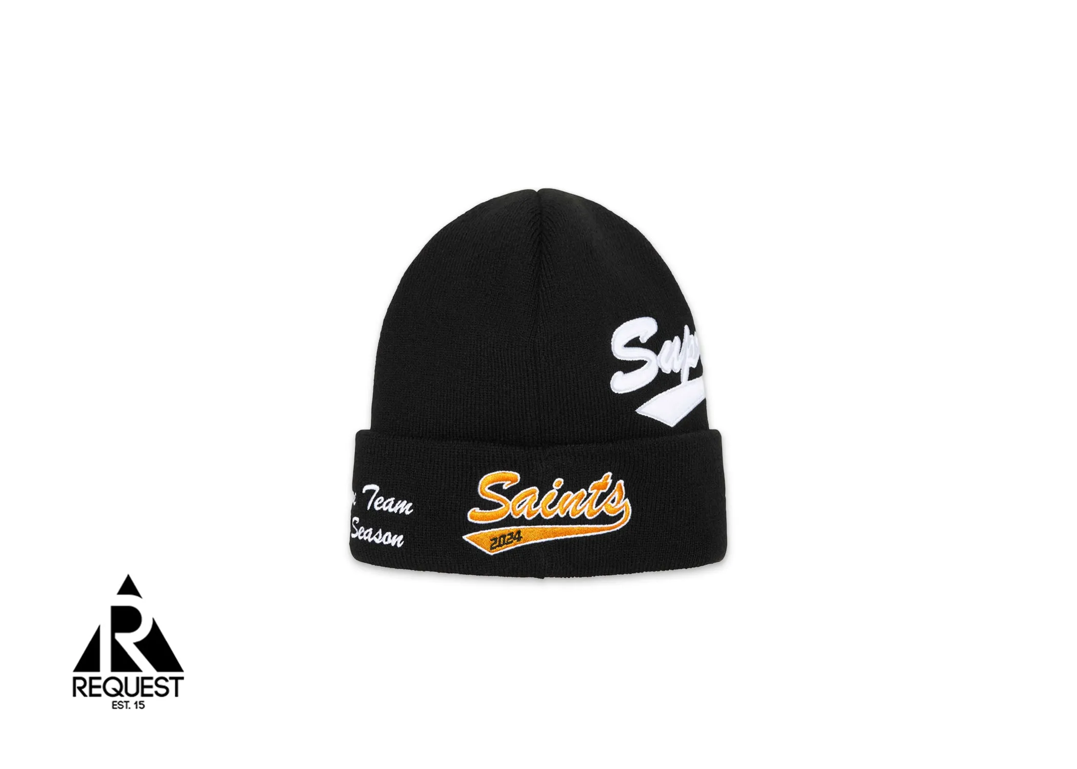 Supreme New Era Salvation Beanie Black