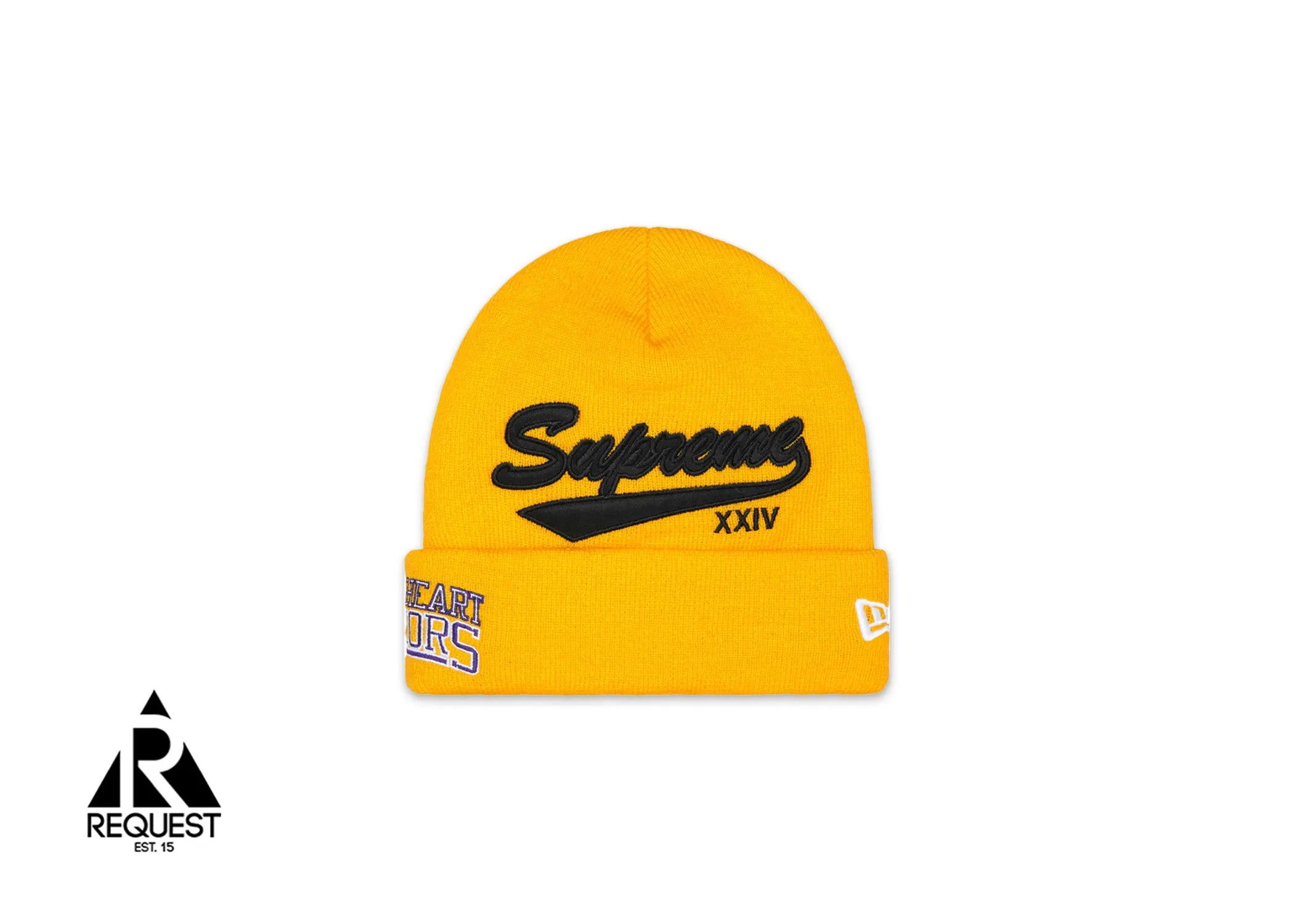 Supreme New Era Salvation Beanie Gold