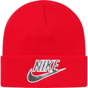 Supreme/ Nike Snakeskin Beanie (Red)