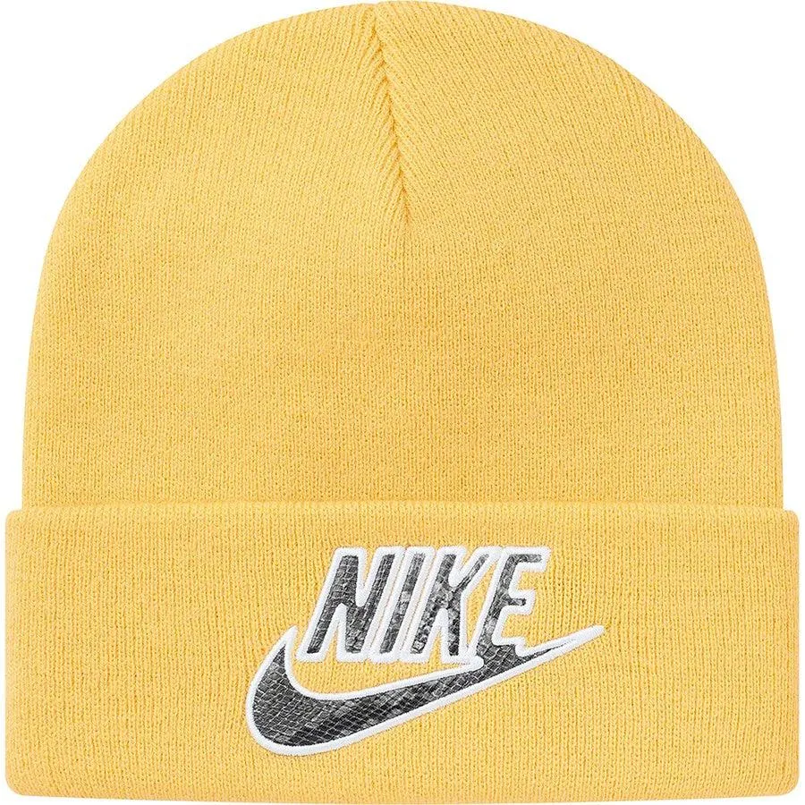 Supreme/ Nike Snakeskin Beanie (Yellow)