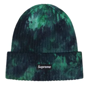 SUPREME OVERDYED BEANIE-SPLATTE GREEN