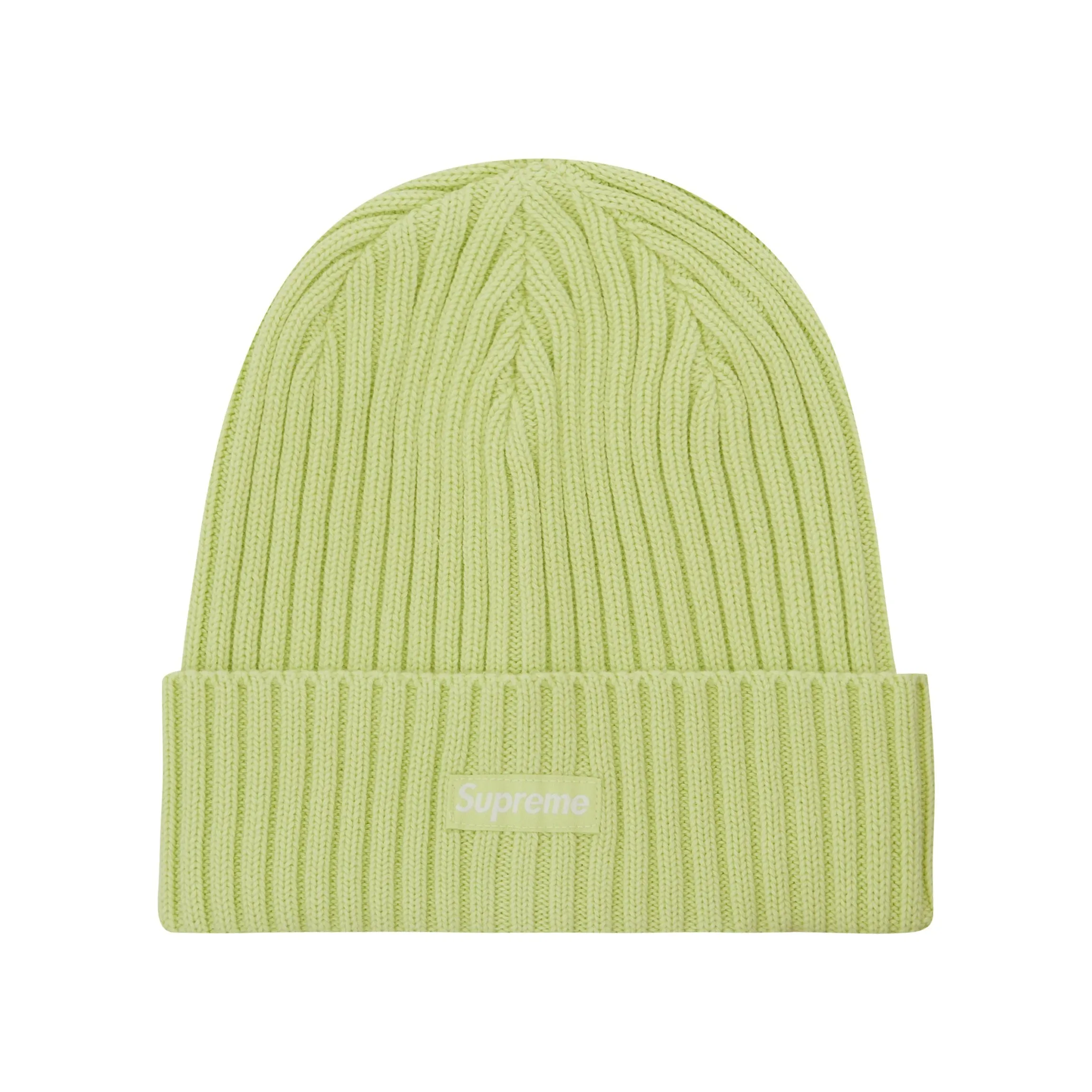 Supreme Overdyed Beanie (SS23) Light Lime