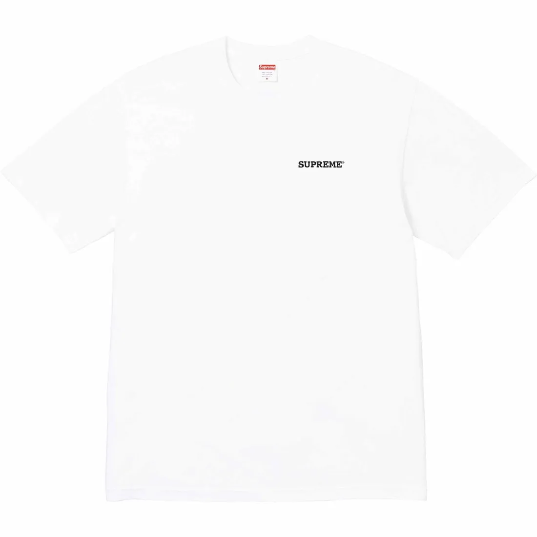 SUPREME PATCHWORK TEE-WHITE