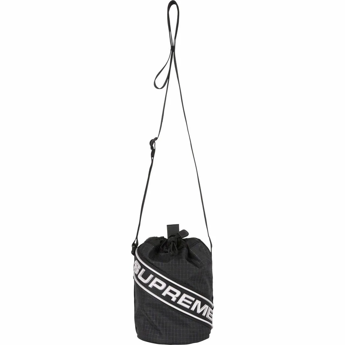 SUPREME SMALL CINCH POUCH-BLACK