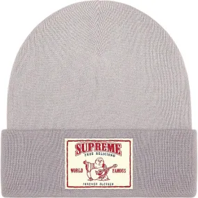 Supreme/True Religion Beanie (Light Grey)