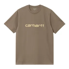 T-shirt Uomo Carhartt WIP S/S Script Marrone