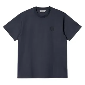 T-shirt Uomo Carhartt WIP S/S Verse Patch Blu Scuro