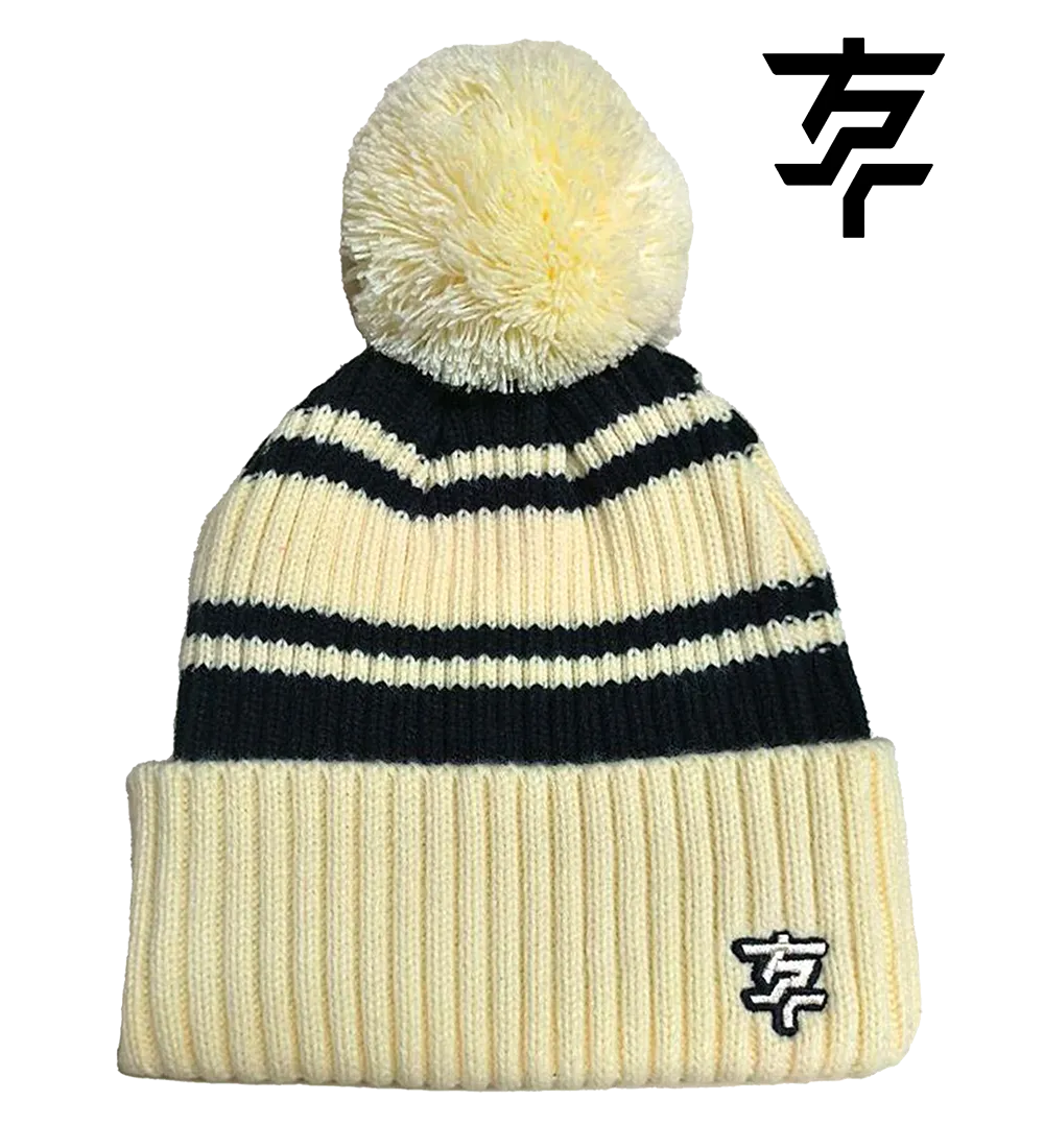 The Finger Pompom Beanie