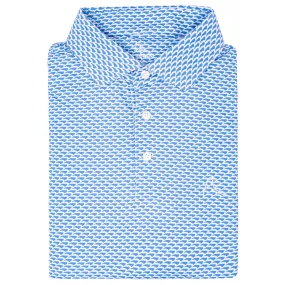 The North State | Performance Polo | The North State - Sky Blue/White