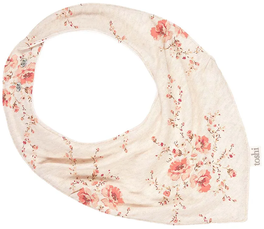 Toshi Baby Bib Bandana Rustic Rose