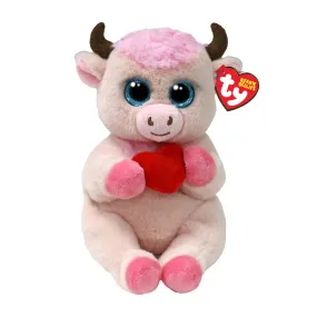 Ty Sprinkles the Cow with Heart Beanie Bellies