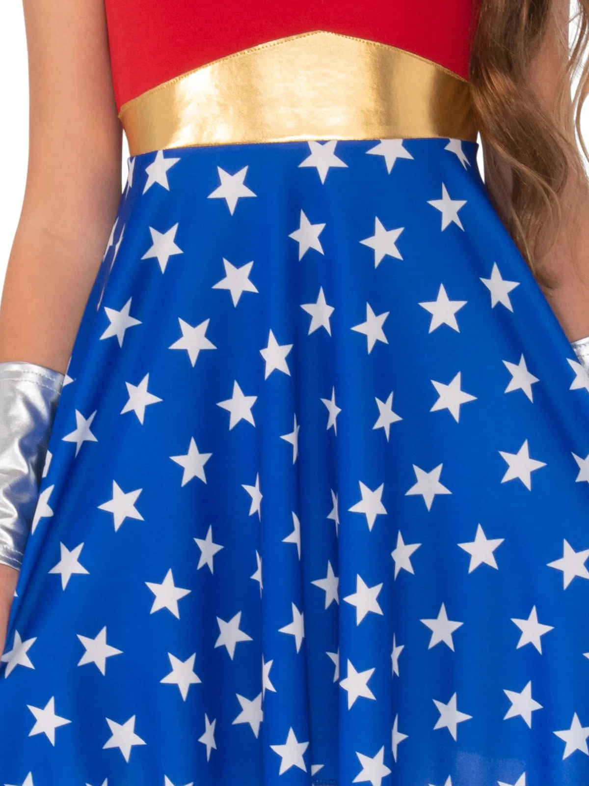 Deluxe Wonder Woman Tutu Costume for Girls - Official DC Comics Warner Bros Dress-Up Outfit