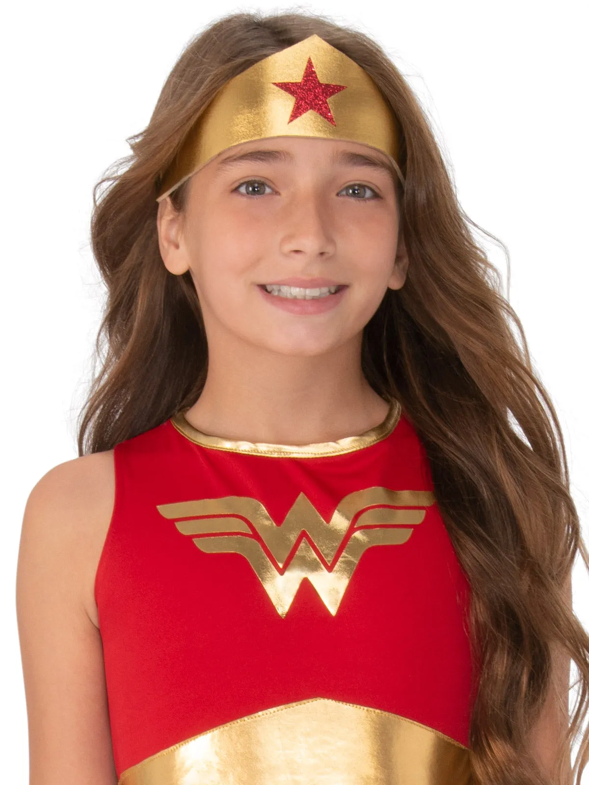 Deluxe Wonder Woman Tutu Costume for Girls - Official DC Comics Warner Bros Dress-Up Outfit