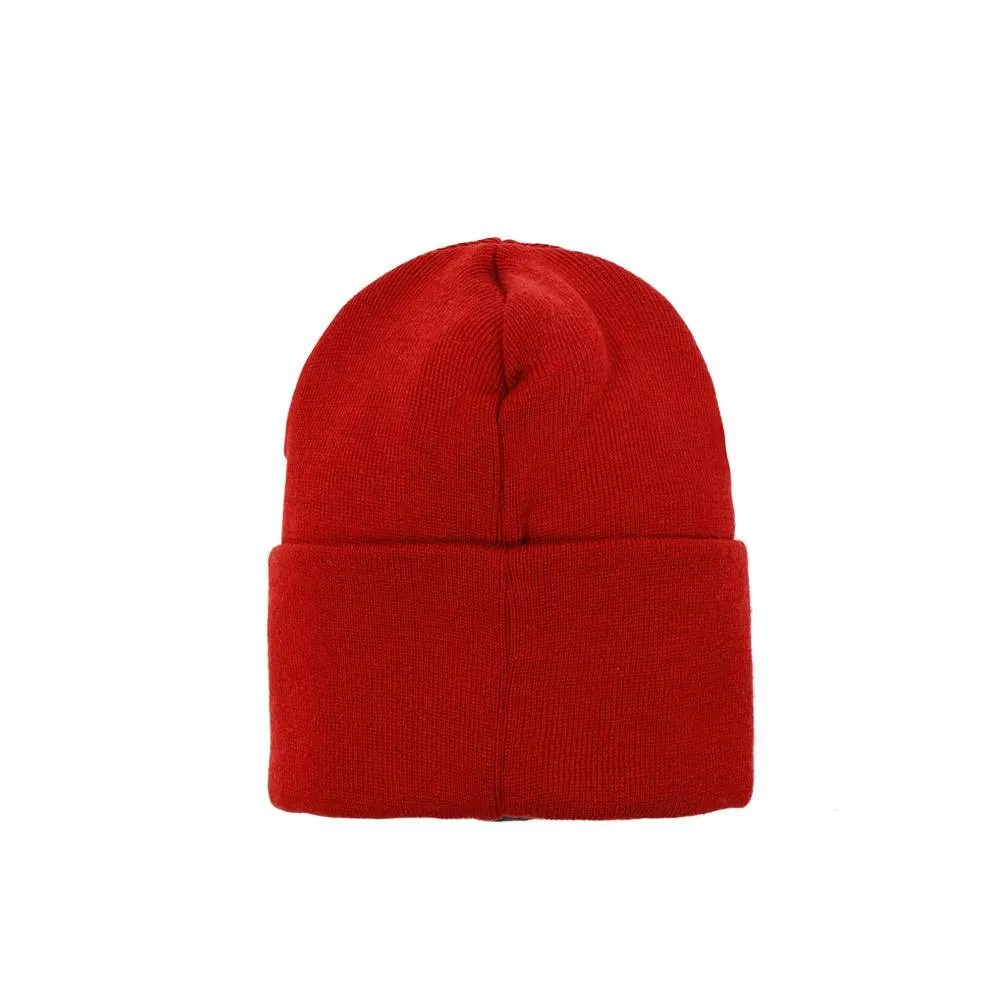 WOOD WOOD GERALD TALL BEANIE -BURGUNDY