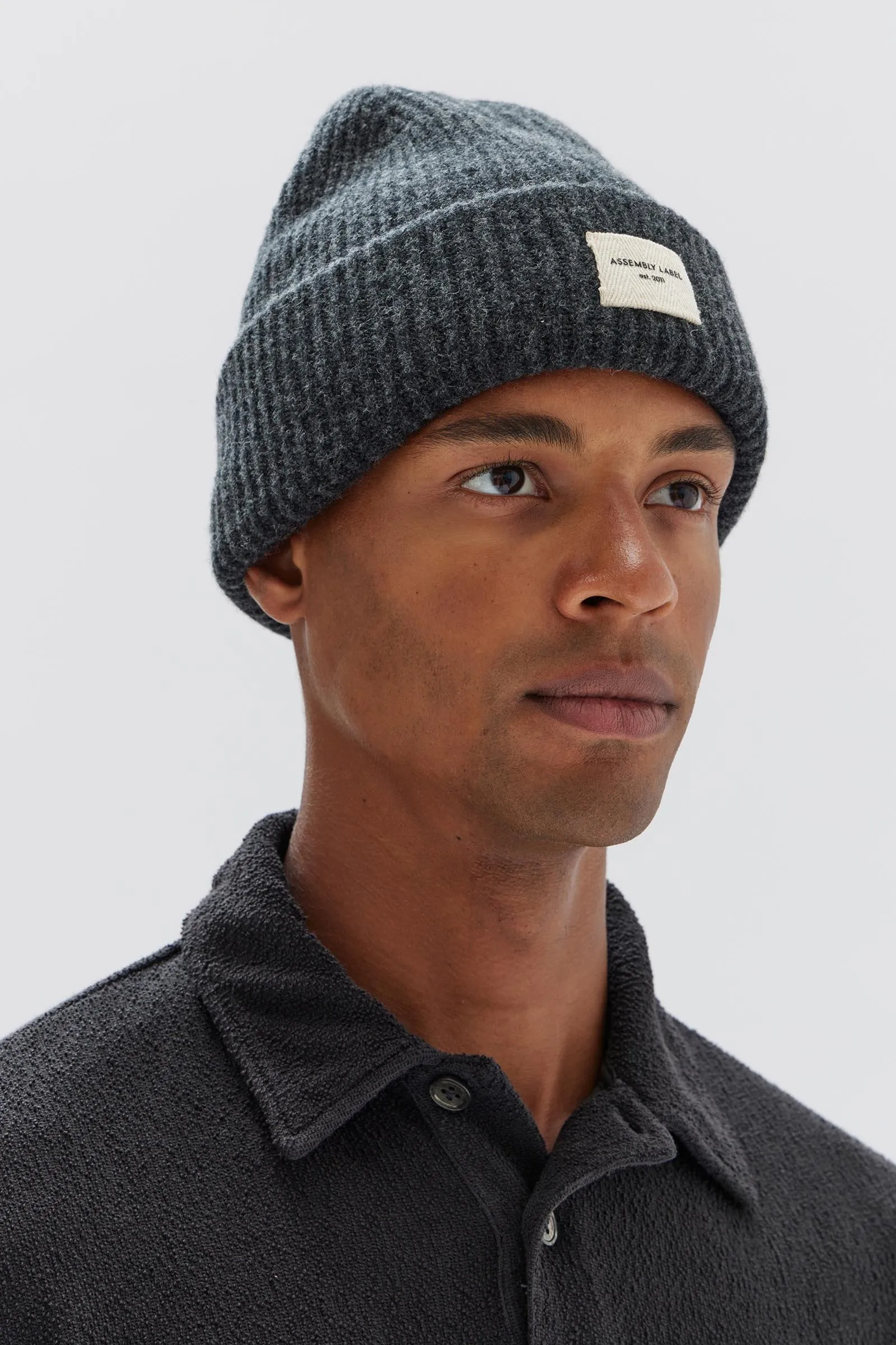 Wool Rib Beanie