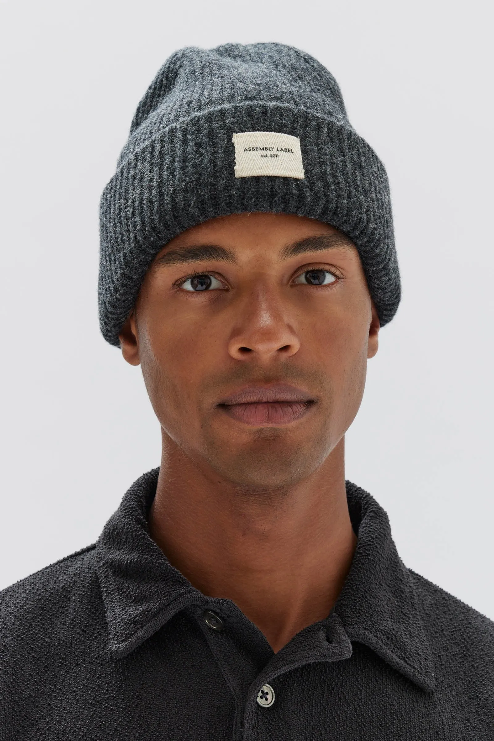 Wool Rib Beanie